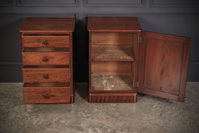 Pair of Victorian Mahogany Bedside Cabinets bedside cabinets Antique Cabinets 7