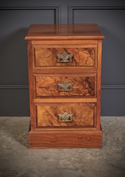 Pair of Victorian Walnut Bedside Chests antique chest Antique Chest Of Drawers 8