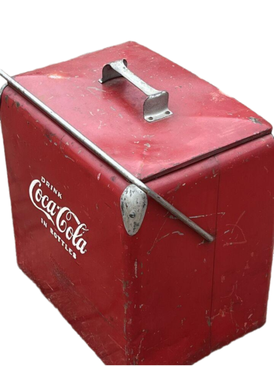 Vintage American COCA COLA Cool Box & Ice Box. Antique Boxes 5