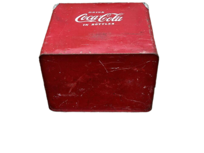 Vintage American COCA COLA Cool Box & Ice Box. Antique Boxes 6