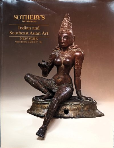 Sotheby’s ~ Indian and South-East Asian Art ~ New York ~ 27. 03. 1991 Auction Catalogues 3