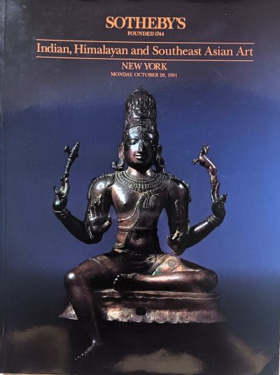 Sotheby’s ~ Indian, Himalayan and South-East Asian Art ~ New York ~ 28. 10. 1991 Auction Catalogues 3