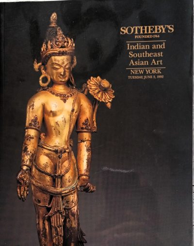 Sotheby’s ~ Indian and South-East Asian Art ~ New York ~ 02. 06. 1992 Auction Catalogues 3