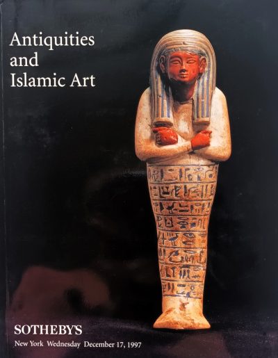 Sotheby’s ~ Antiquities and Islamic Art ~ New York ~ 17. 12. 1997 Auction Catalogues 3