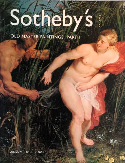 Sotheby’s ~ Old Master Paintings ~ Part I ~ London ~ 12. 07. 2001 Auction Catalogues 3