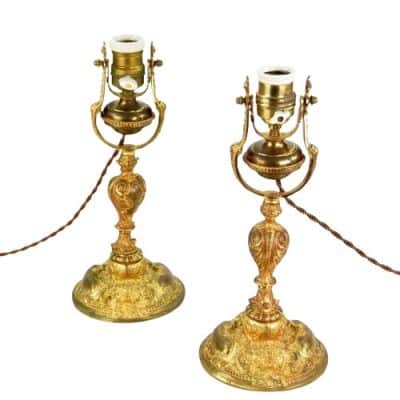 19th Century a Pair SHIP’S Light Antique Furniture 4