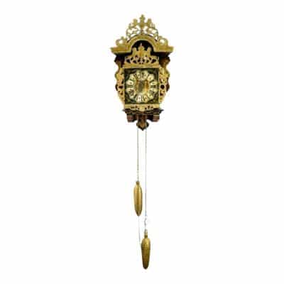 Antique Frisian Wall Clock, Early 19th Century.