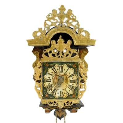 Antique Frisian Wall Clock, Early 19th Century. - Image 3