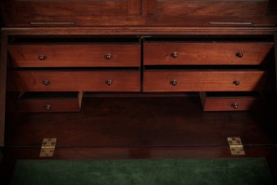 George III Mahogany Bureau Bookcase bookcase bureau Antique Bookcases 10