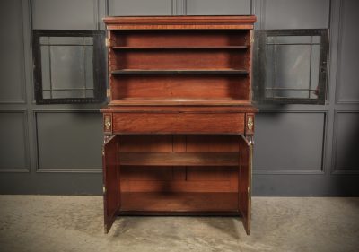 Regency Mahogany Secrétaire Bookcase - Image 2