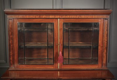 Regency Mahogany Secrétaire Bookcase bookcase Antique Bookcases 6