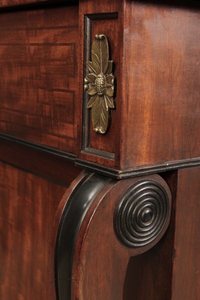 Regency Mahogany Secrétaire Bookcase - Image 10