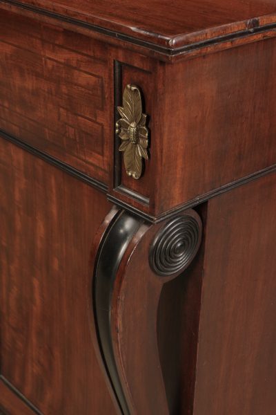 Regency Mahogany Secrétaire Bookcase - Image 11