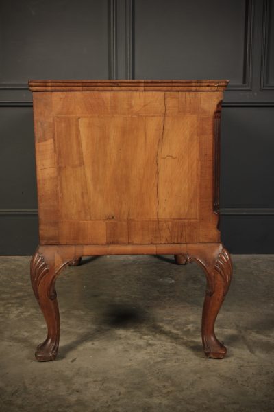 Queen Anne Walnut Low Chest Of Drawers 18th century chest of drawers Antique Chest Of Drawers 6