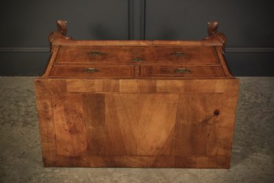 Queen Anne Walnut Low Chest Of Drawers 18th century chest of drawers Antique Chest Of Drawers 7