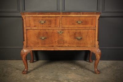 Queen Anne Walnut Low Chest Of Drawers 18th century chest of drawers Antique Chest Of Drawers 3