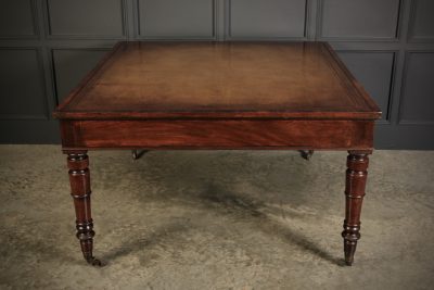 Large George IV Mahogany & Leather Partners Writing Table Antique desk Antique Desks 15