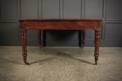 Large George IV Mahogany & Leather Partners Writing Table Antique desk Antique Desks 16