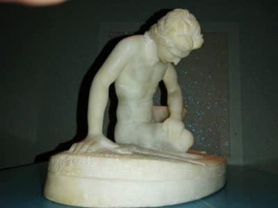 19th Century Marble Warrior Sculpture Antique Sculptures 10