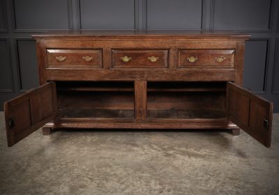 18th Century Rustic Oak Sideboard antique side table Antique Furniture 8