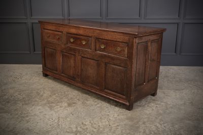 18th Century Rustic Oak Sideboard antique side table Antique Furniture 10