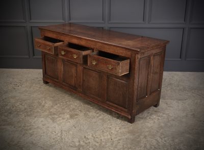 18th Century Rustic Oak Sideboard antique side table Antique Furniture 11