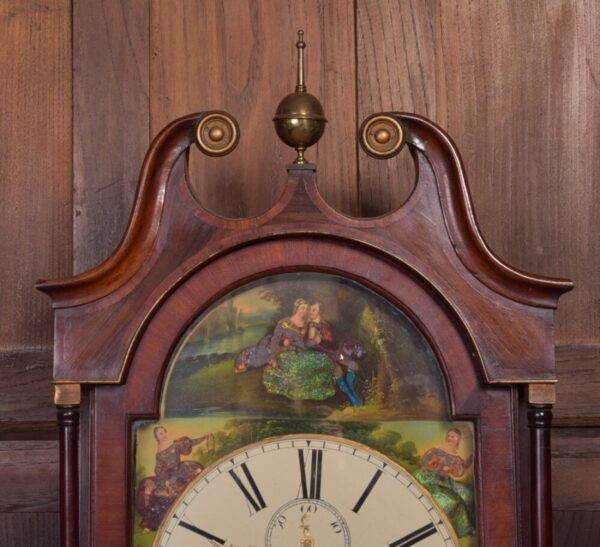 Scottish Victorian Mahogany Longcase Clock SAI2178 - Image 5