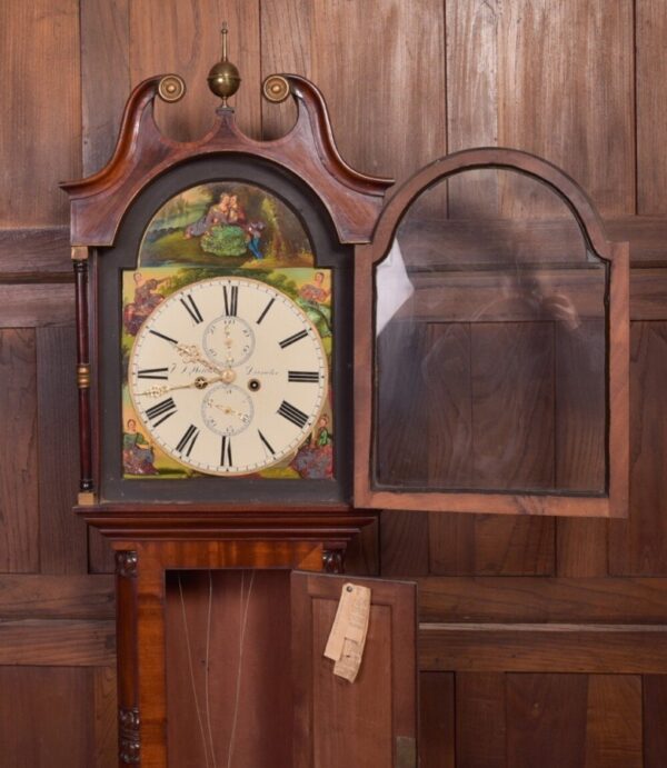 Scottish Victorian Mahogany Longcase Clock SAI2178 longcase clock Antique Clocks 8