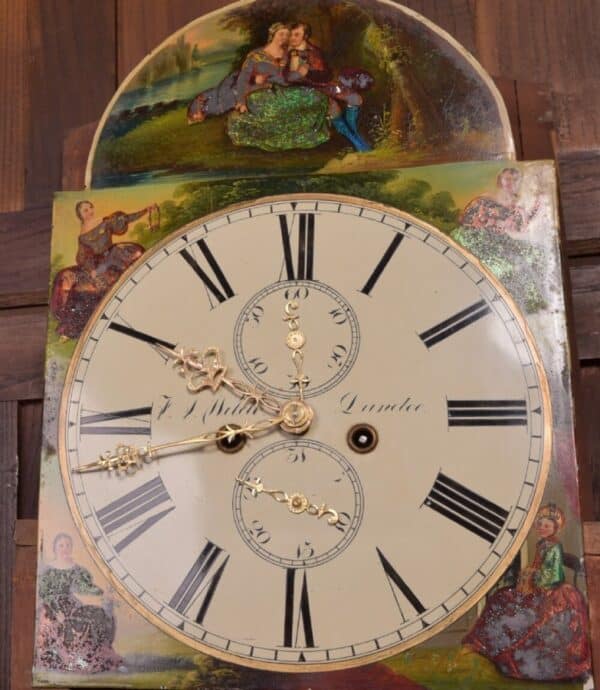 Scottish Victorian Mahogany Longcase Clock SAI2178 - Image 10