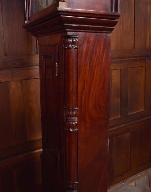 Scottish Victorian Mahogany Longcase Clock SAI2178 - Image 11