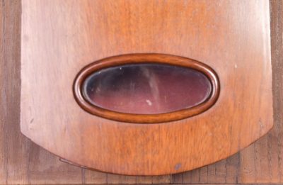 Mahogany Drop Dial Fusee Wall Clock SAI2017 - Image 5