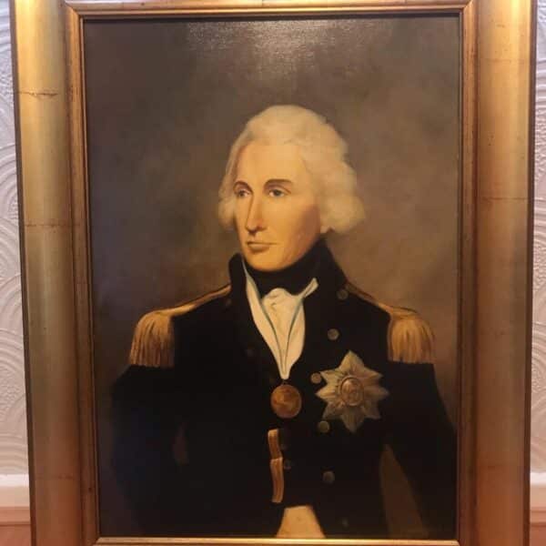 Admiral Lord Nelson After Lemuel Francis Abbott Oil Portrait Painting Naval Officer Battle Of Trafalgar - Image 4