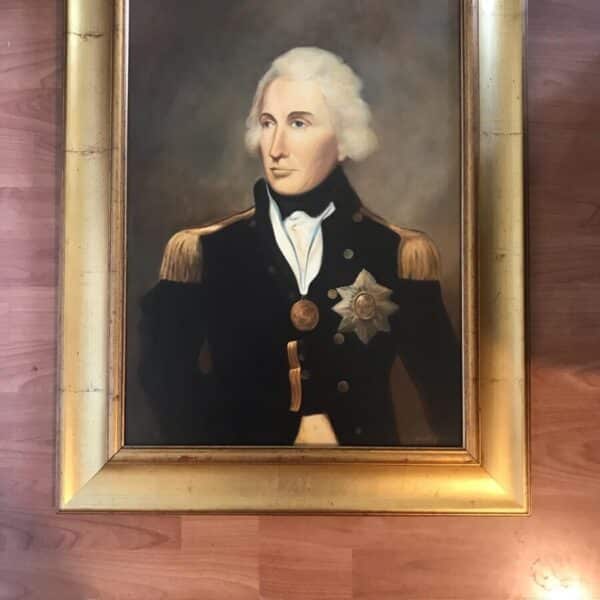 Admiral Lord Nelson After Lemuel Francis Abbott Oil Portrait Painting Naval Officer Battle Of Trafalgar - Image 5