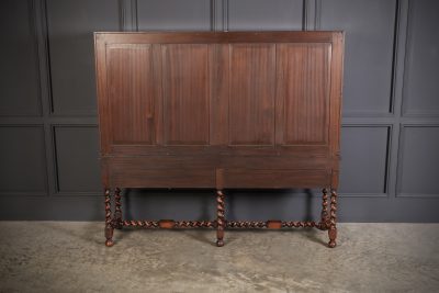 Double Bow Front Burr Walnut Cocktail Cabinet Antique Cabinet Antique Cabinets 16