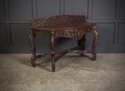 19th Century Carved Burmese Console Table console Antique Furniture 4