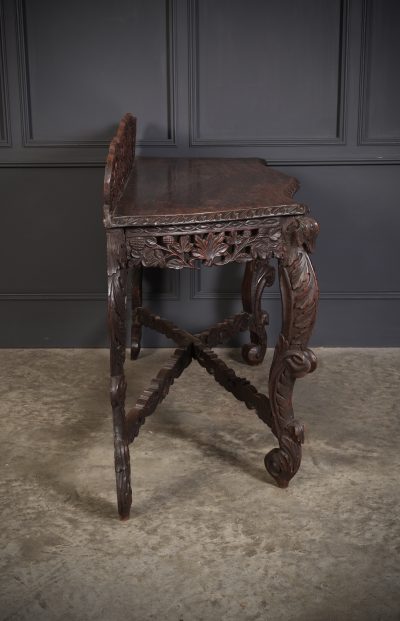 19th Century Carved Burmese Console Table console Antique Furniture 14