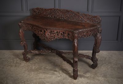 19th Century Carved Burmese Console Table console Antique Furniture 9