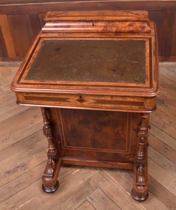 Victorian Walnut Davenport SAI2338 - Image 15