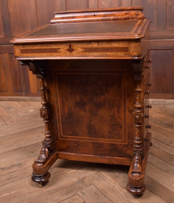 Victorian Walnut Davenport SAI2338 - Image 14