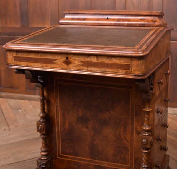 Victorian Walnut Davenport SAI2338 - Image 11