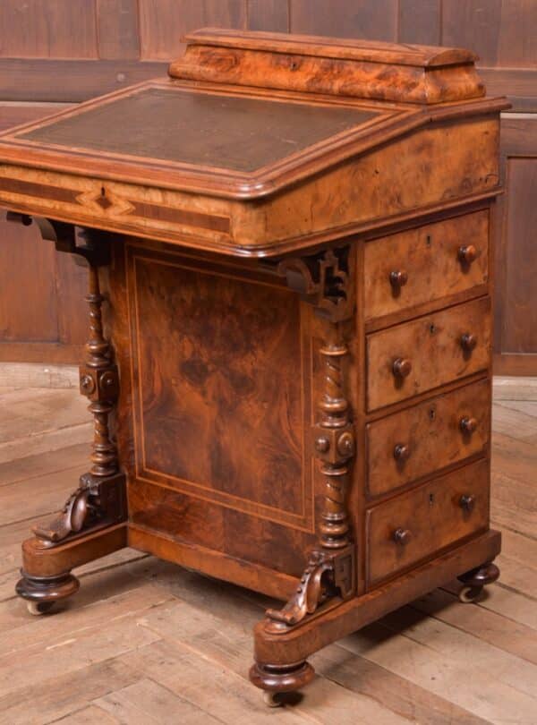 Victorian Walnut Davenport SAI2338 - Image 18