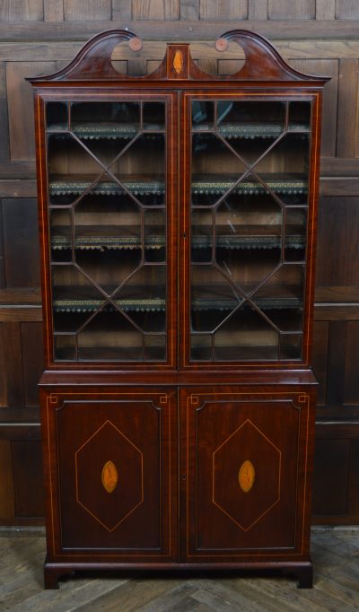 Georgian Mahogany Bookcase SAI3568 Georgian Antique Bookcases 5