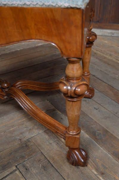 Victorian Walnut Stool SAI3201 Antique Furniture 7