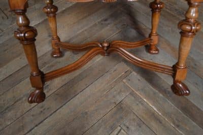 Victorian Walnut Stool SAI3201 Antique Furniture 6