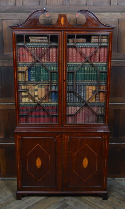 Georgian Mahogany Bookcase SAI3568 Georgian Antique Bookcases 20