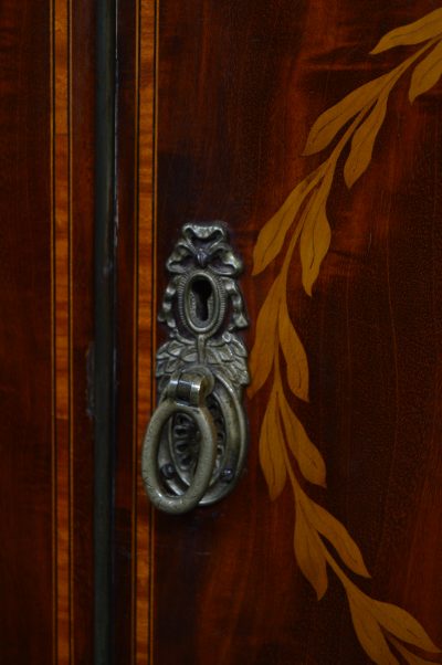 Edwardian Mahogany Wardrobe SAI3571 - Image 13