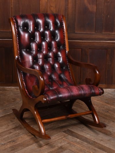 Mahogany Chesterfield Slipper Chair SAI3575 Chesterfield Antique Chairs 3