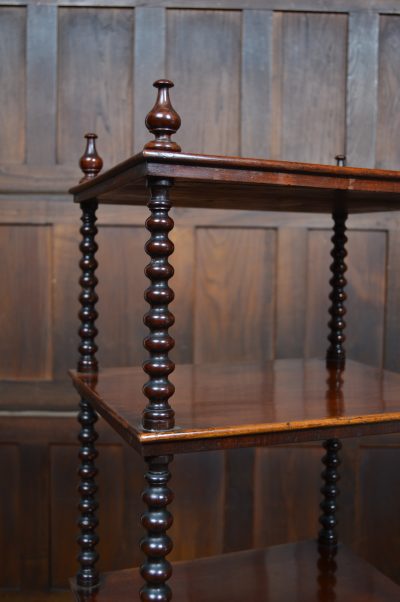 Victorian Four-tier Mahogany Whatnot SAI3555 - Image 6