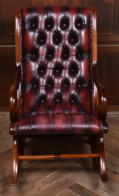 Mahogany Chesterfield Slipper Chair SAI3575 Chesterfield Antique Chairs 5