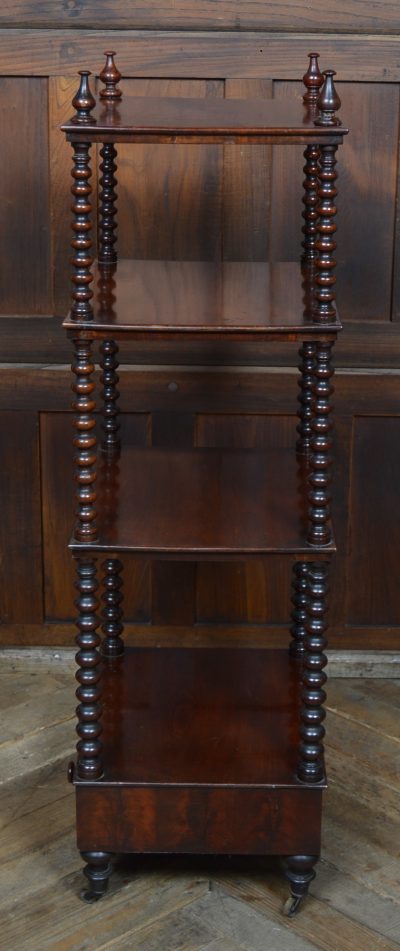 Victorian Four-tier Mahogany Whatnot SAI3555 Antique Mahogany Stand Miscellaneous 11